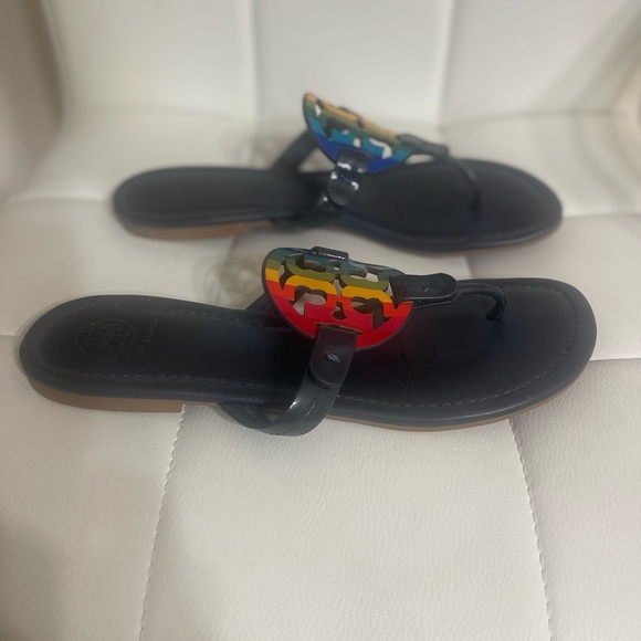 Tory Burch Miller Royal navy sandal - Picture 2 of 3